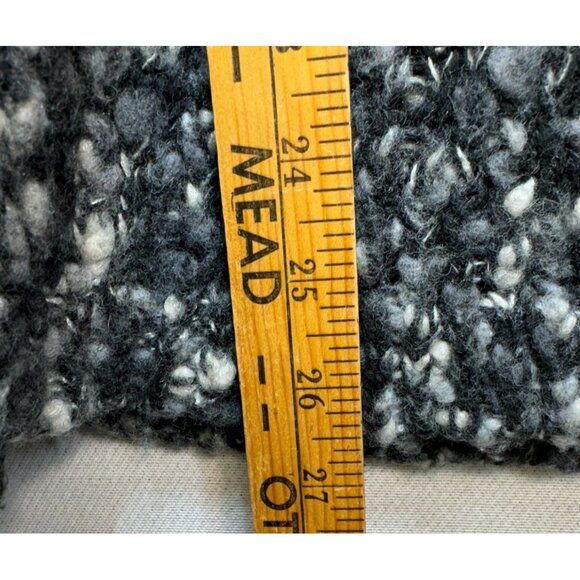 J. Jill Womens Wool Blend Sweater XL Gray & White Textured Pullover - Picture 6 of 11